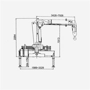 4 Tons Truck Mounted Telescope Crane