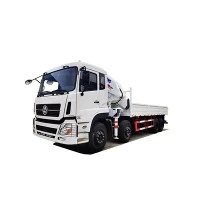 8x4F Truck Mounted 28 Tons 7-section Boom Knuckle Crane